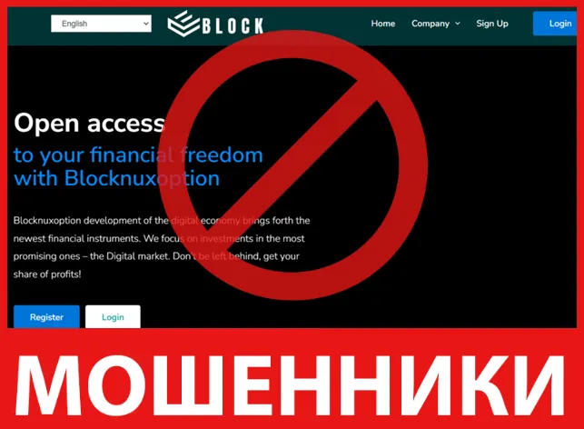 Blocknuxoption лицевая сторона скрин