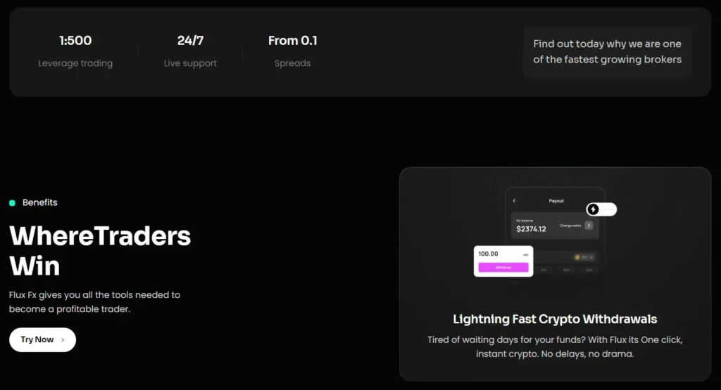 Flux Fx 1 скрин