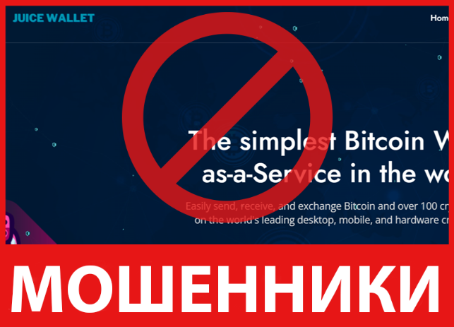 Juice Wallet лицевая сторона скрин