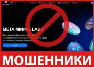 Meta Mining Labs лицевая сторона скрин