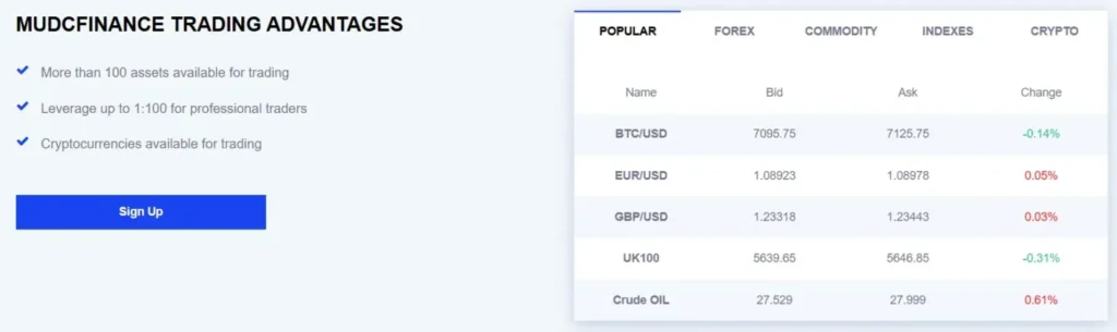 Mudcfinance 1 скрин