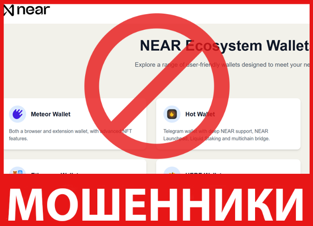 Near Wallet лицевая сторона скрин