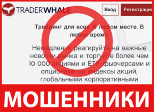 Trader Whale лицевая сторона скрин