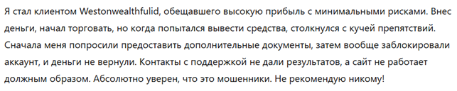 Westonwealthfulid 3 скрин