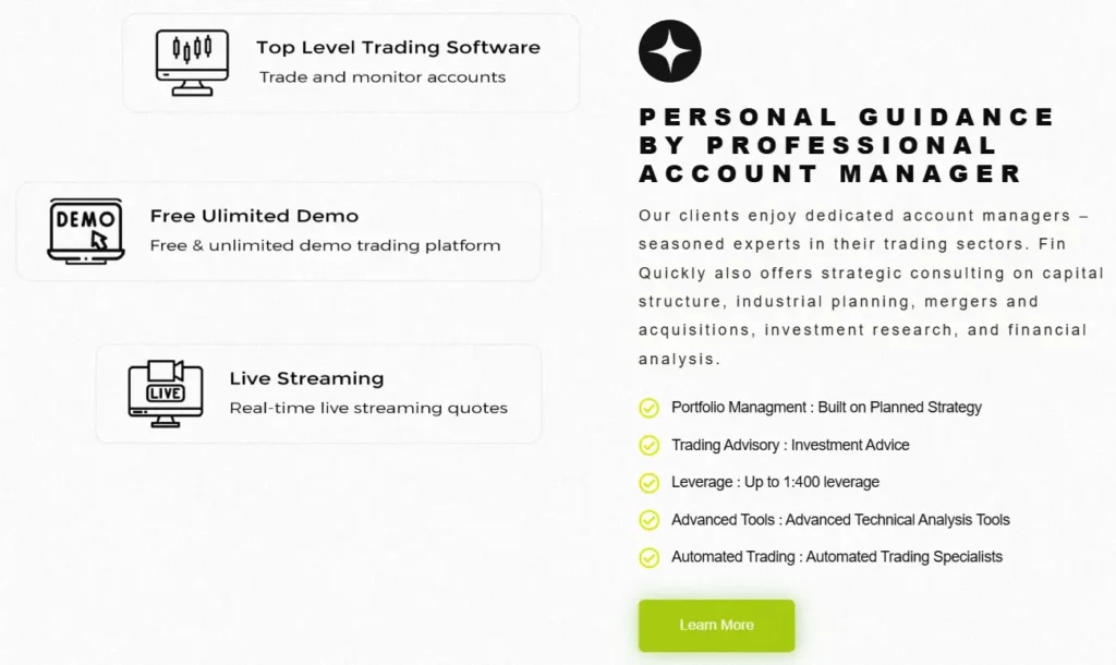 Fin Quickly 2 скрин