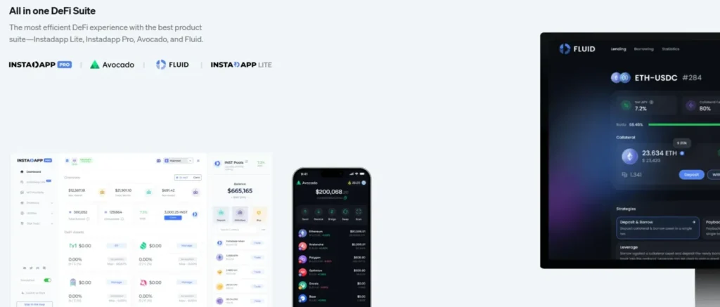 Instadapp 2 скрин