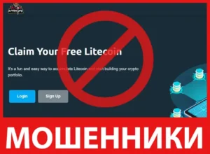 Litecoin лицевая сторона скрин