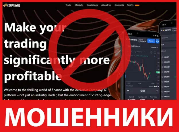 CompanyFIZ лицевая сторона скрин