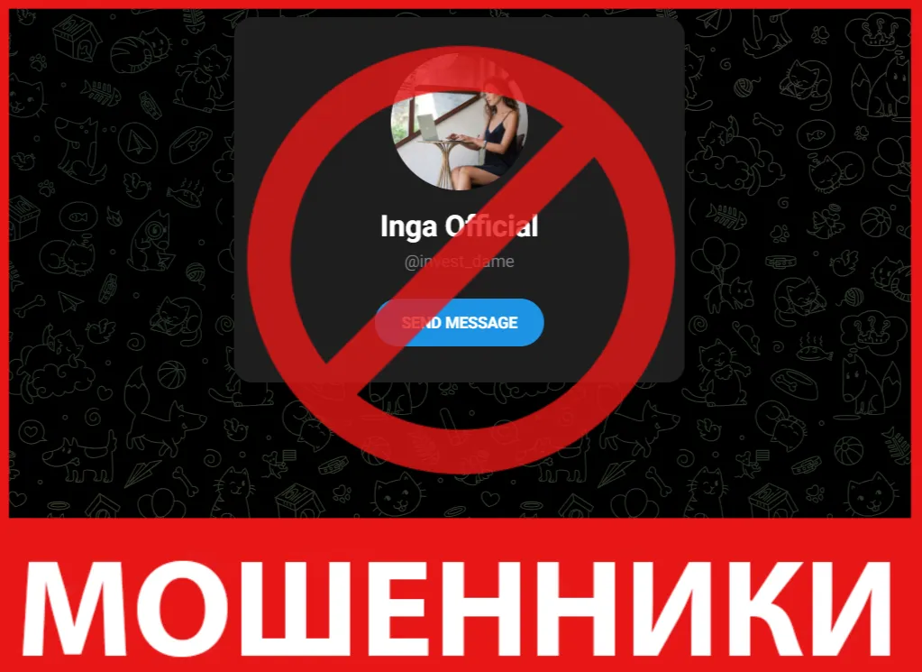 Inga Official лицевая сторона скрин