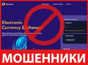 Bisktest лицевая сторона скрин