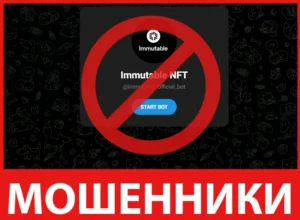 Immutable NFT лицевая сторона скрин