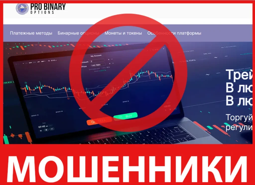 Pro Binary Options лицевая сторона скрин