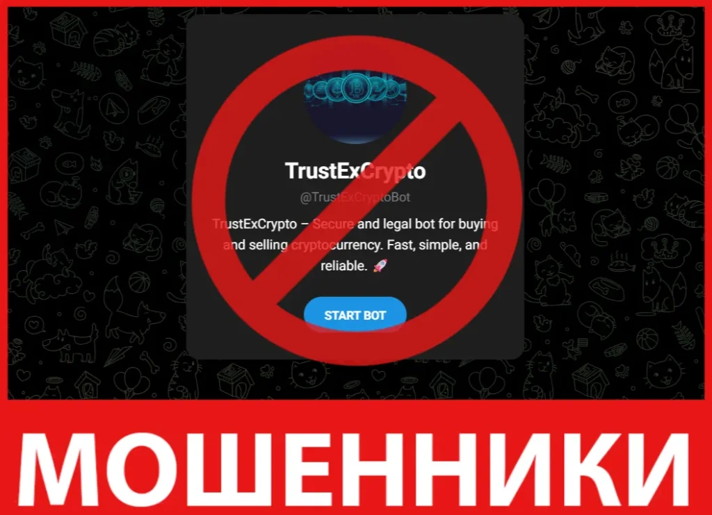 TrustExCrypto лицевая сторона скрин
