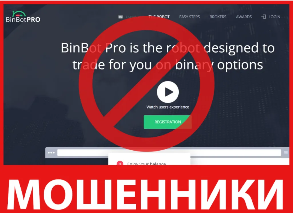 BinBot PRO лицевая сторона скрин