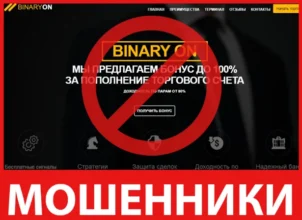 Binaryon лицевая сторона скрин
