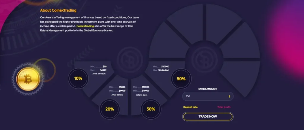 CoinexTrading 2 скрин