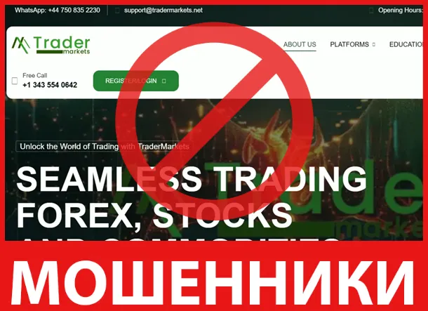 Trader Markets лицевая сторона скрин