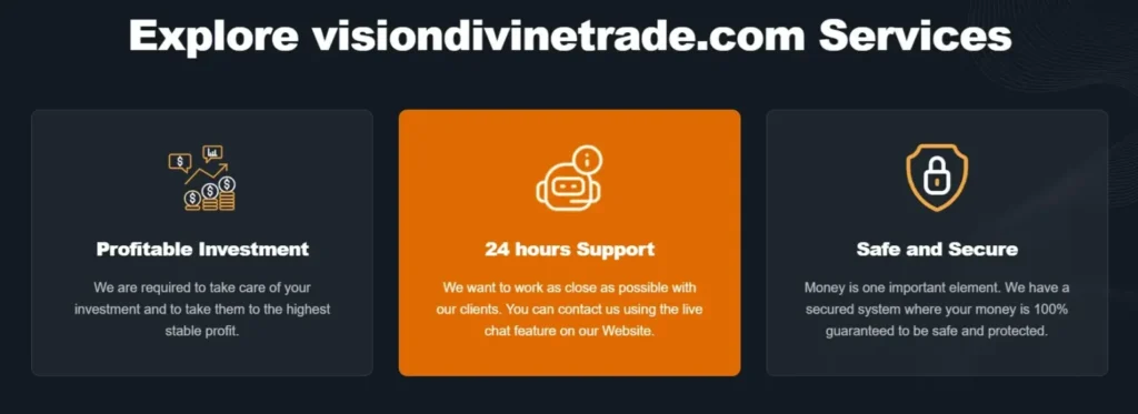 Visiondivinetrade 1 скрин