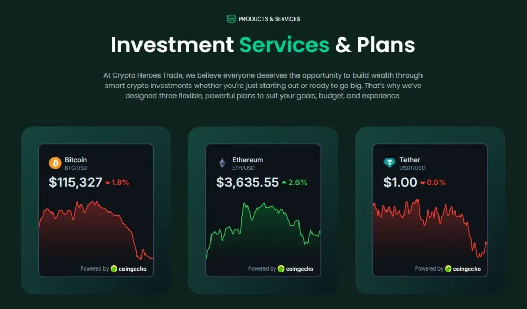 Crypto Heroes Trade 2 скрин