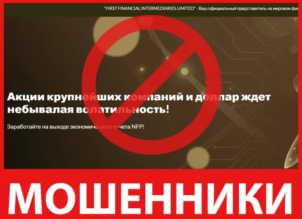 First Financial Intermediaries Limited лицевая сторона скрин